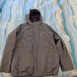 Mens XXL Columbia Whirlibrid IV Winter/SKi Jacket (Gray)